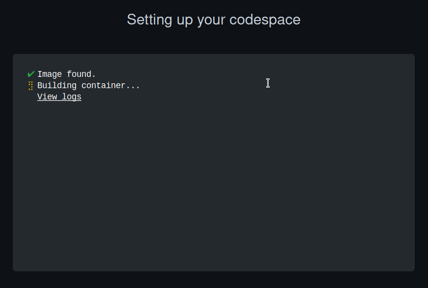 Crear Codespace